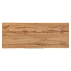 Plan Double Vasque|Meublorama Plan pour meuble sous vasque NOXERA 120 cm Coloris chene wotan À poser