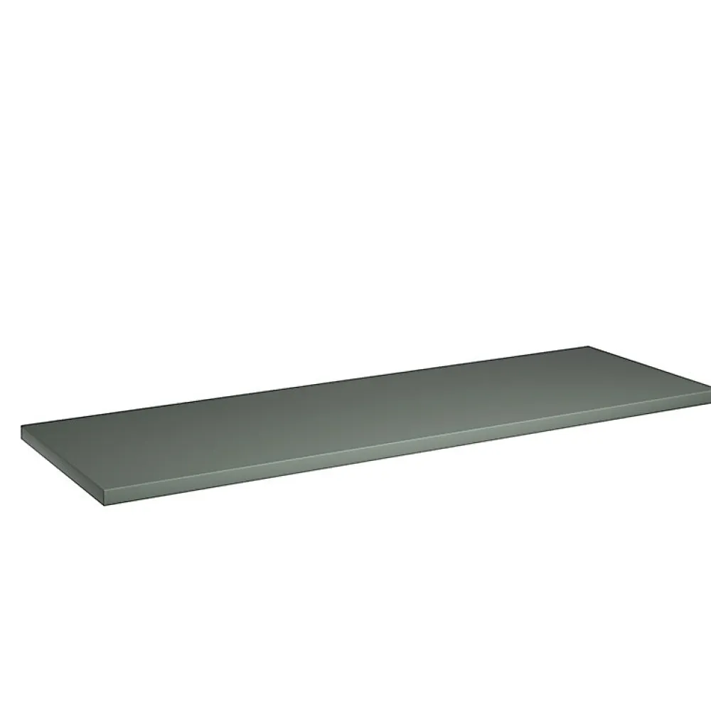 Plan De Travail Salle De Bains|Stellameuble Plan pour meuble vasque LINE REED GREEN