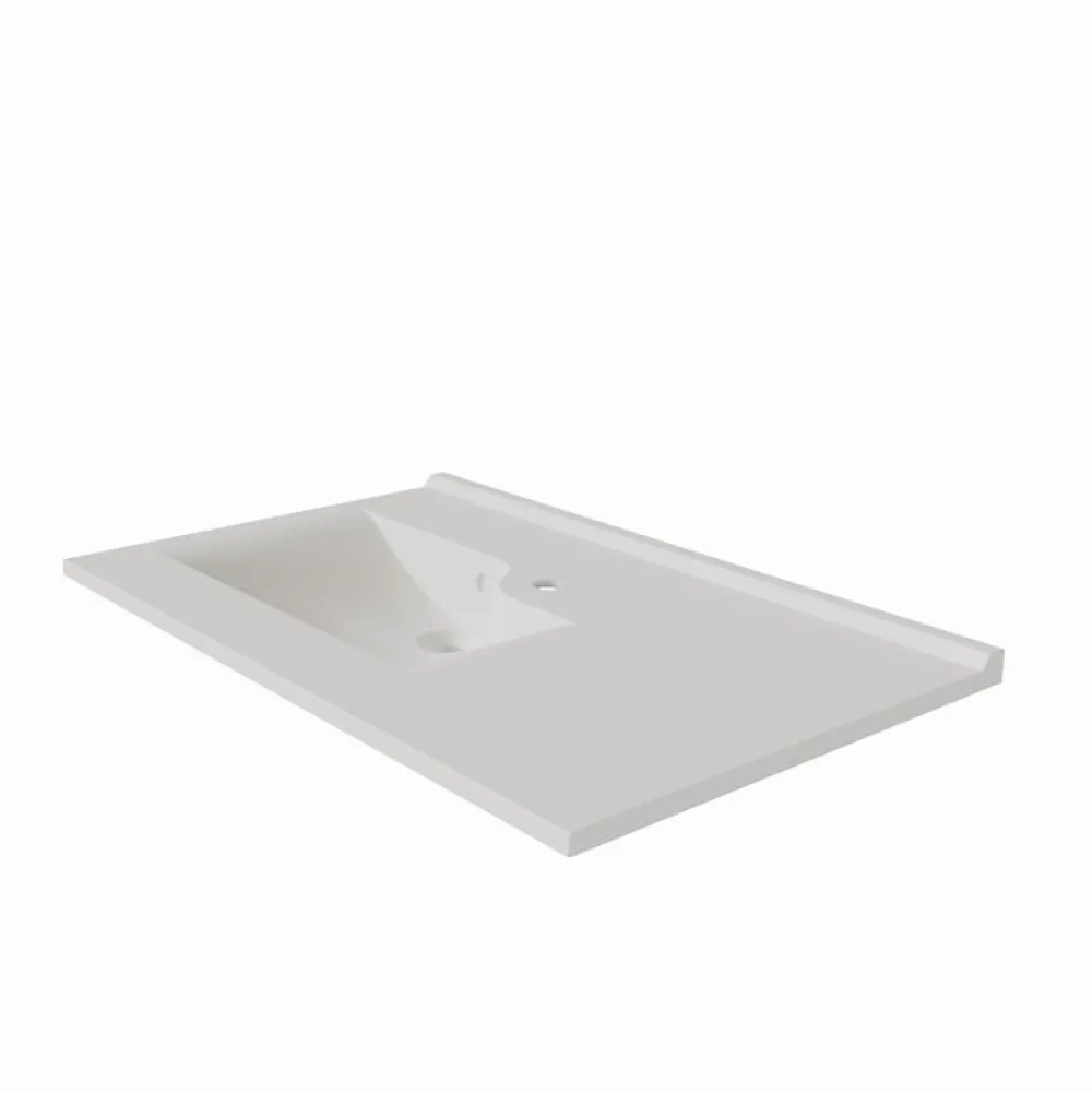 Cuisibane Plan simple vasque déportée à gauche RESILOGE - 90 cm