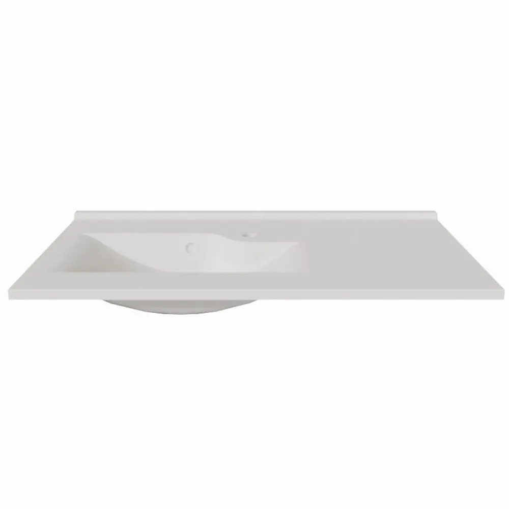 Cuisibane Plan simple vasque déportée à gauche RESILOGE - 90 cm