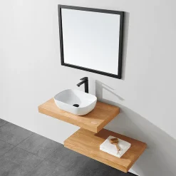 Stano Plan suspendu pour vasque TOP chêne 80 x 46 cm