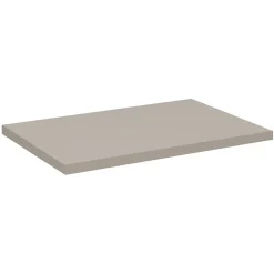 Plan Double Vasque|Meublorama Plan vasque 60 cm VANO Finition marron congo L60 x P40 x H2 cm À poser