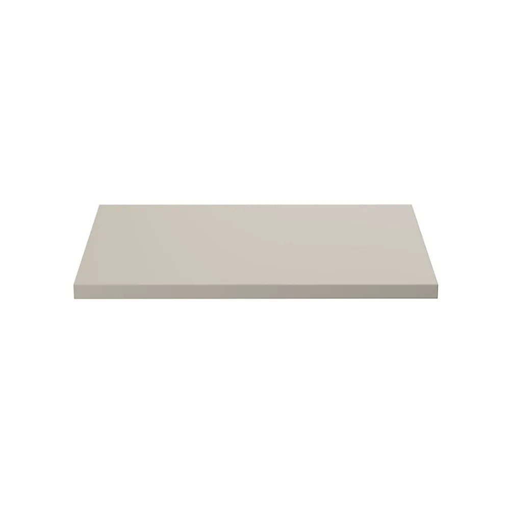 Meublorama Plan vasque BELLA 60 cm Coloris marron congo Finition mate pour meuble suspendu