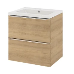 Plan Simple Vasque|GoodHome Plan vasque blanc en céramique l.60 cm Nira