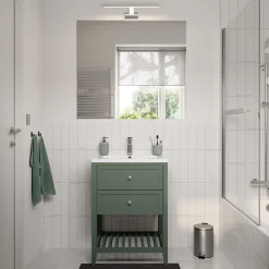 Plan Simple Vasque|GoodHome Plan vasque blanc en céramique l.60 cm Nira