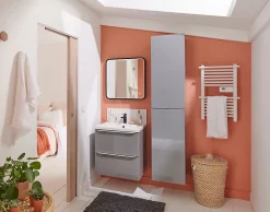 Plan Simple Vasque|GoodHome Plan vasque blanc en céramique l.60 cm Nira