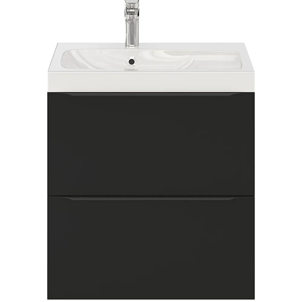 Plan Simple Vasque|GoodHome Plan vasque blanc en résine l.60 cm Mila