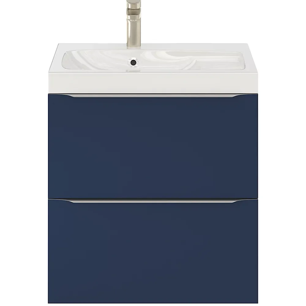 Plan Simple Vasque|GoodHome Plan vasque blanc en résine l.60 cm Mila