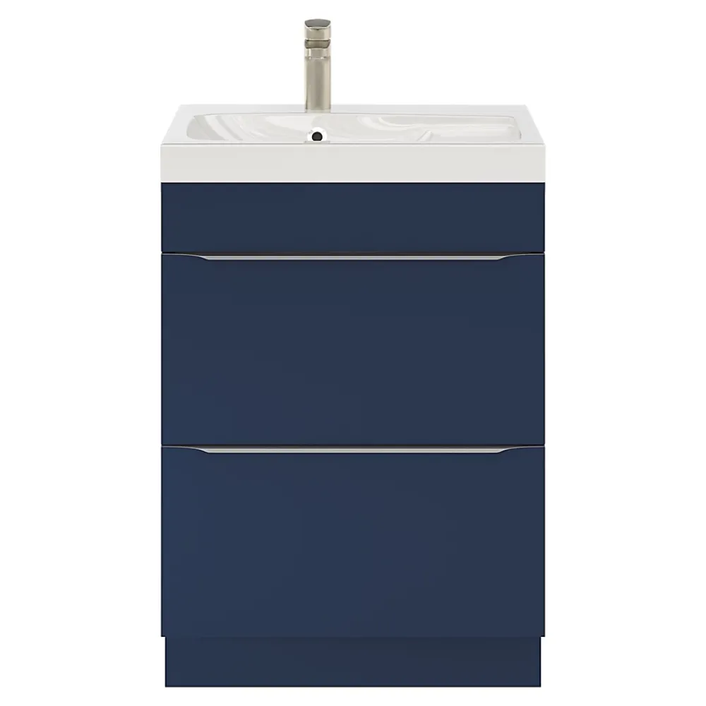 Plan Simple Vasque|GoodHome Plan vasque blanc en résine l.60 cm Mila