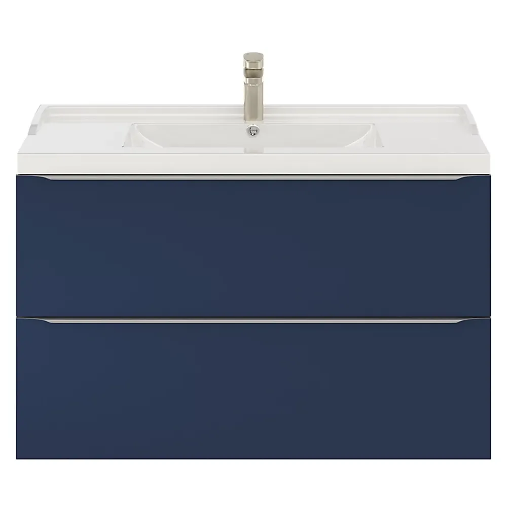 Plan Simple Vasque|GoodHome Plan vasque blanc Lana 100 cm