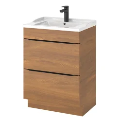 Plan Simple Vasque|GoodHome Plan vasque blanc Lana 60 cm