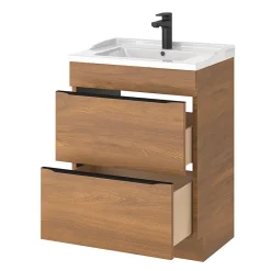 Plan Simple Vasque|GoodHome Plan vasque blanc Lana 60 cm