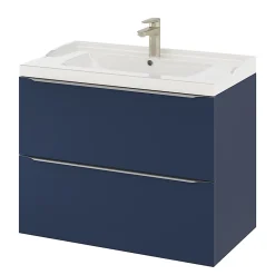 GoodHome Plan vasque blanc Lana 80 cm