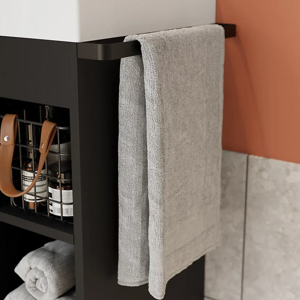 Plan Simple Vasque|GoodHome Plan vasque blanc satin en résine l.60,4 x P.36,2 cm, Maza
