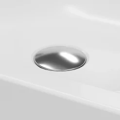 Plan Simple Vasque|GoodHome Plan vasque blanc satin en résine l.60,4 x P.36,2 cm, Maza