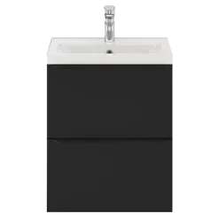 Plan Simple Vasque|GoodHome Plan vasque faible profondeur blanc Nira 50 cm