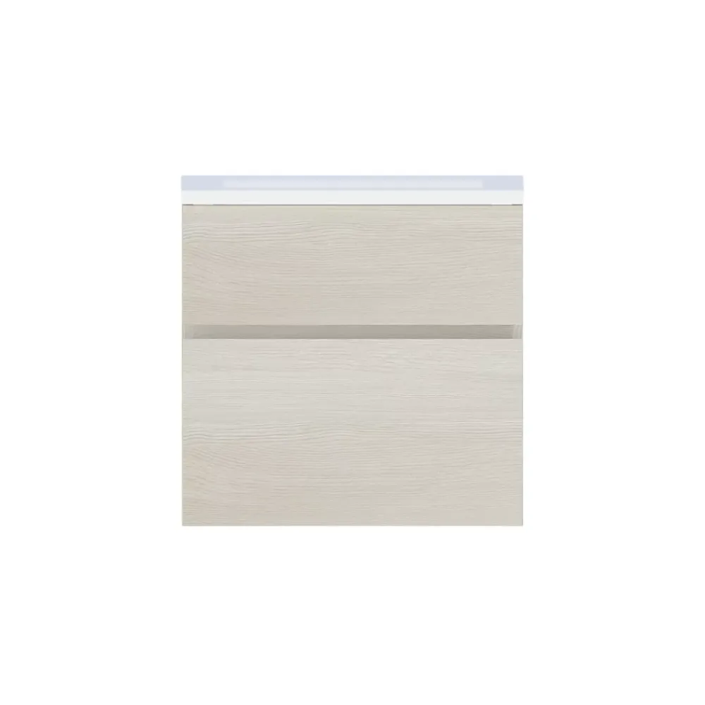 Plan Simple Vasque|Cooke & Lewis Plan vasque faible profondeur l.60 cm blanc en résine, Calao