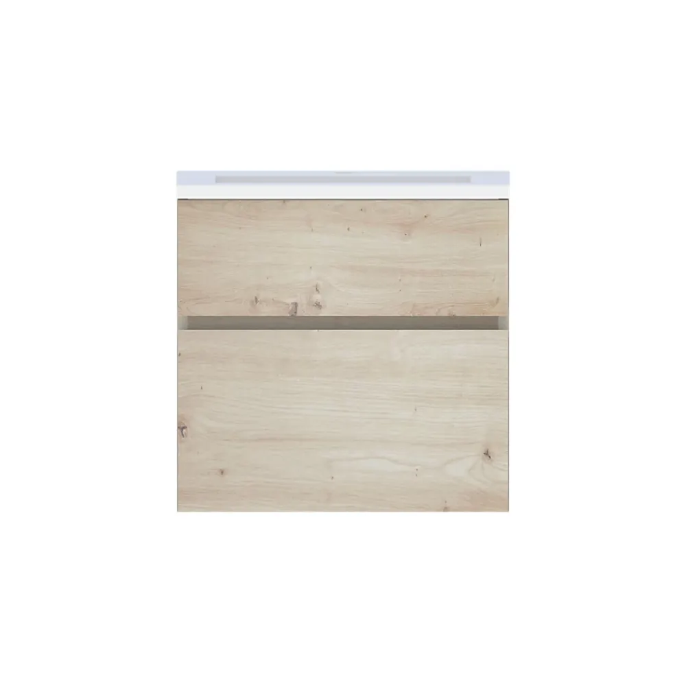 Plan Simple Vasque|Cooke & Lewis Plan vasque faible profondeur l.60 cm blanc en résine, Calao