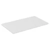 Plan Double Vasque|Meublorama Plan vasque ICON 80 cm Finition blanc alpin mat Accessoire meuble sous vasque moderne