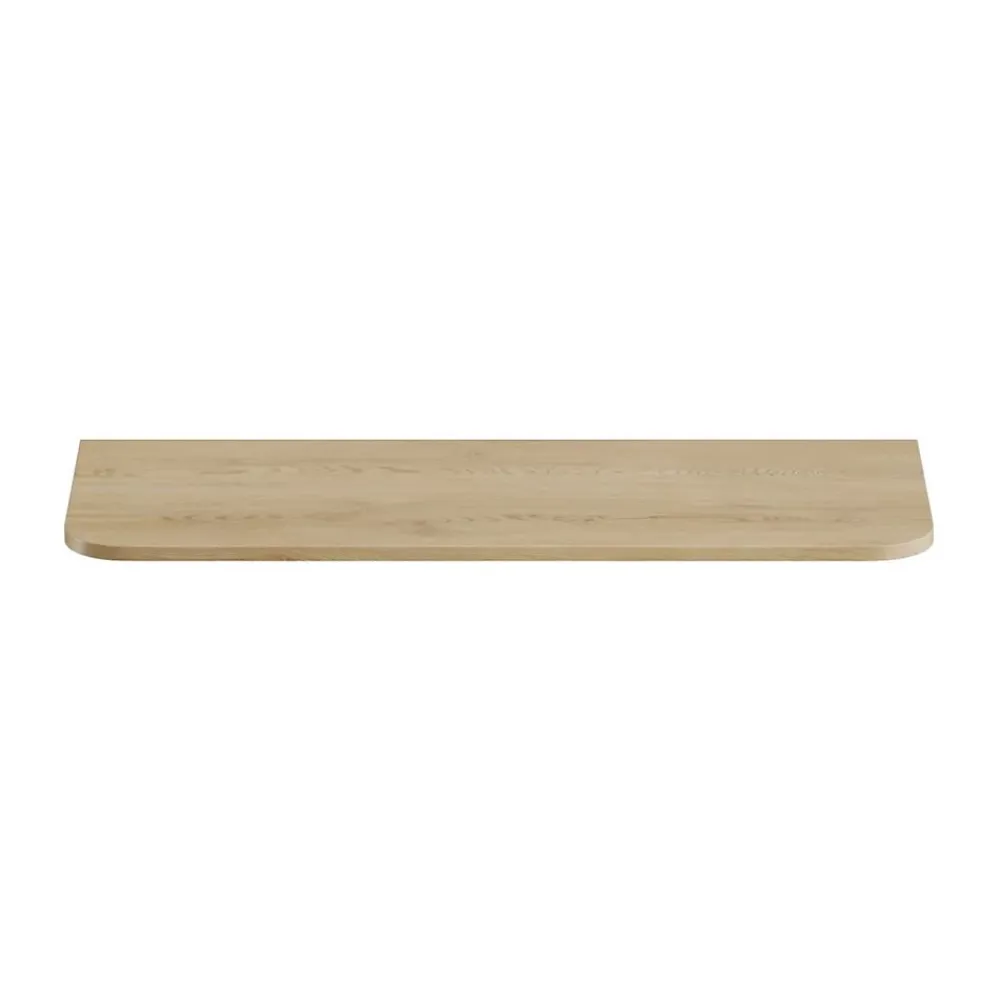 Meublorama Plan vasque KORI 120 cm chene clair Accessoire pour meuble sous vasque