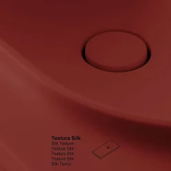 Plan Simple Vasque|Poalgi Plan vasque lavabo résine Wraitom 80x46 cm rouge tassili série Bül