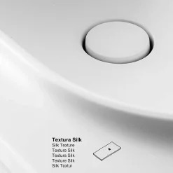 Poalgi Plan vasque lavabo résine Wraitom 100x46 cm blanc série Bül