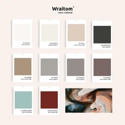 Poalgi Plan vasque lavabo résine Wraitom 80x46 cm blanc série Bül