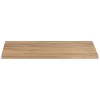 Meublorama Plan vasque NALYA 80 cm Chene clair Plateau bois pour meuble sous vasque suspendu