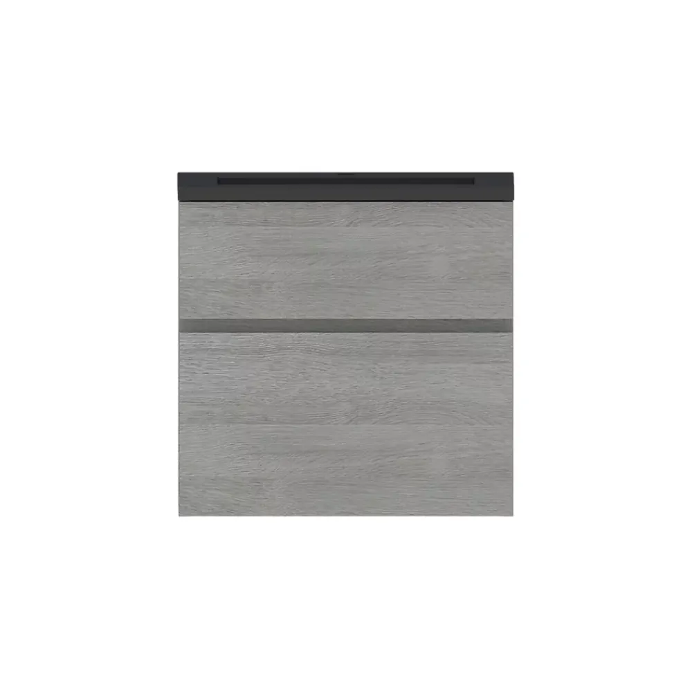 Plan Simple Vasque| Plan vasque noir en résine faible profondeur l.60 cm, Calao