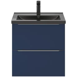 GoodHome Plan vasque noir Nira 60 cm