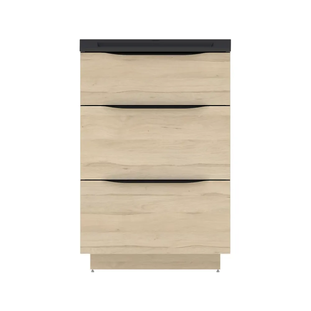 Plan Simple Vasque| Plan vasque noir mat en résine l.60 cm, Pamili