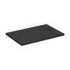 Plan Double Vasque|Meublorama Plan vasque noir SAVIA 80 cm Plateau de 80 cm pour meuble sous vasque