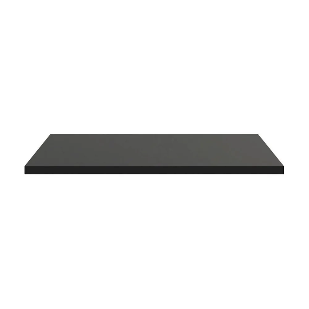Plan Double Vasque|Meublorama Plan vasque noir SAVIA 80 cm Plateau de 80 cm pour meuble sous vasque