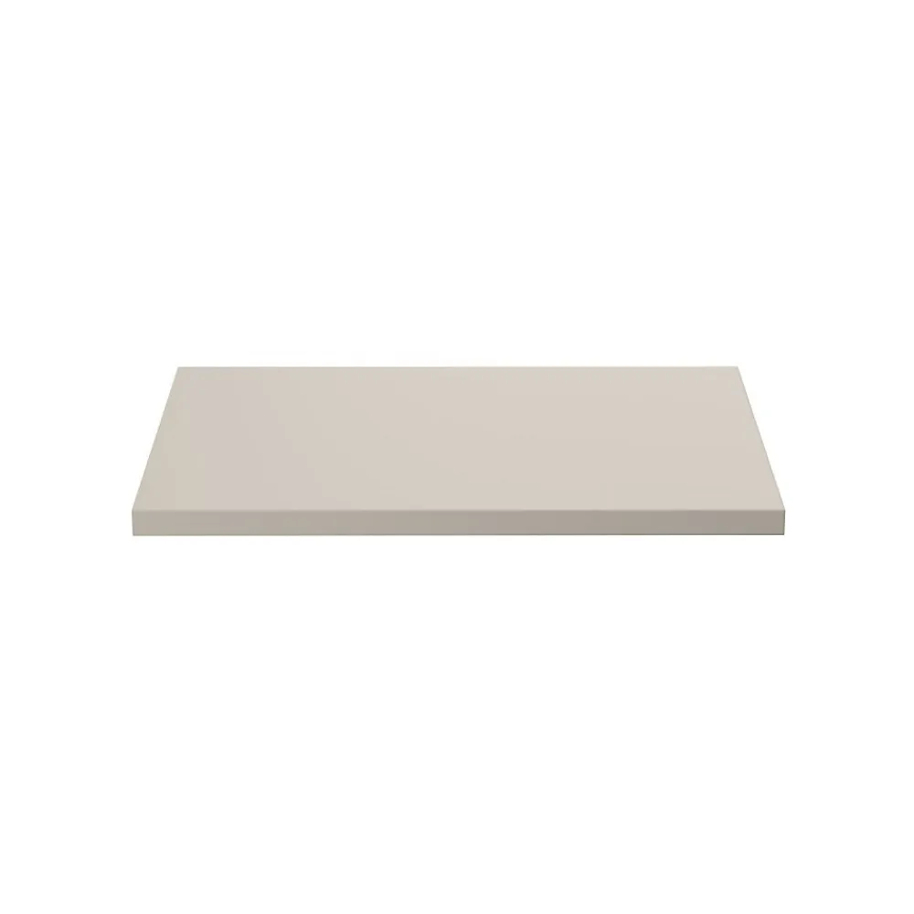 Meublorama Plan vasque NOXERA 60 cm Beige mat À poser Finition résistante en MDF
