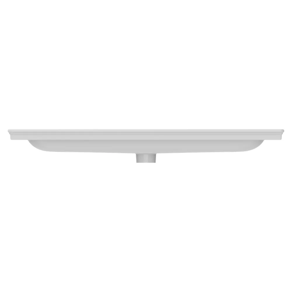 Plan Simple Vasque|GoodHome Plan vasque simple blanc en céramique l.100 cm, Endell