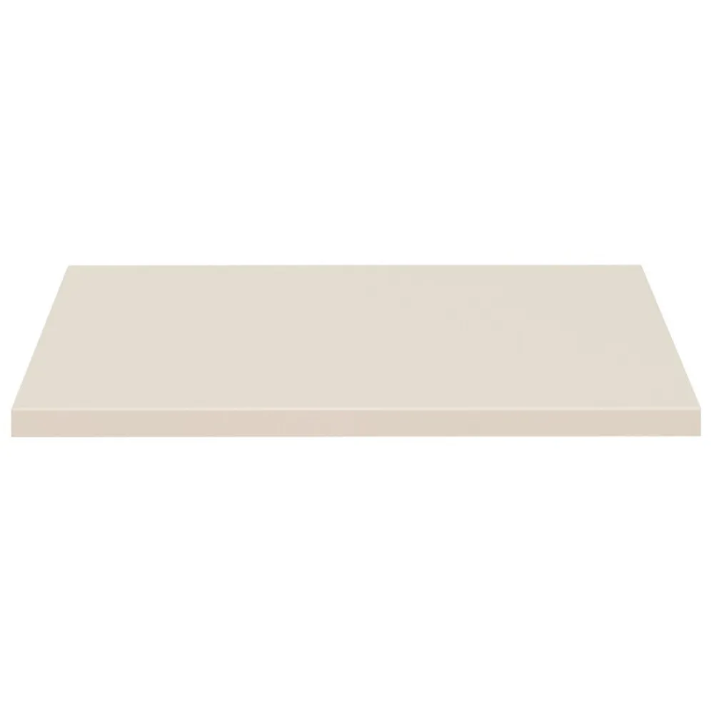 Meublorama Plan vasque TORNADO 60 cm Finition sable MDF & PVC Pour meuble sous vasque