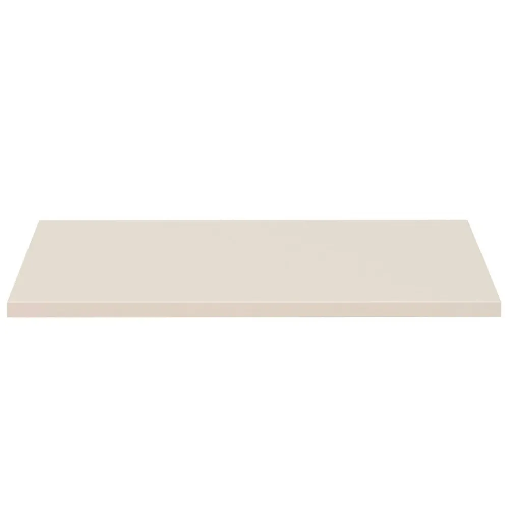 Meublorama Plan vasque TORNADO 80 cm Finition sable MDF & PVC Pour meuble sous vasque