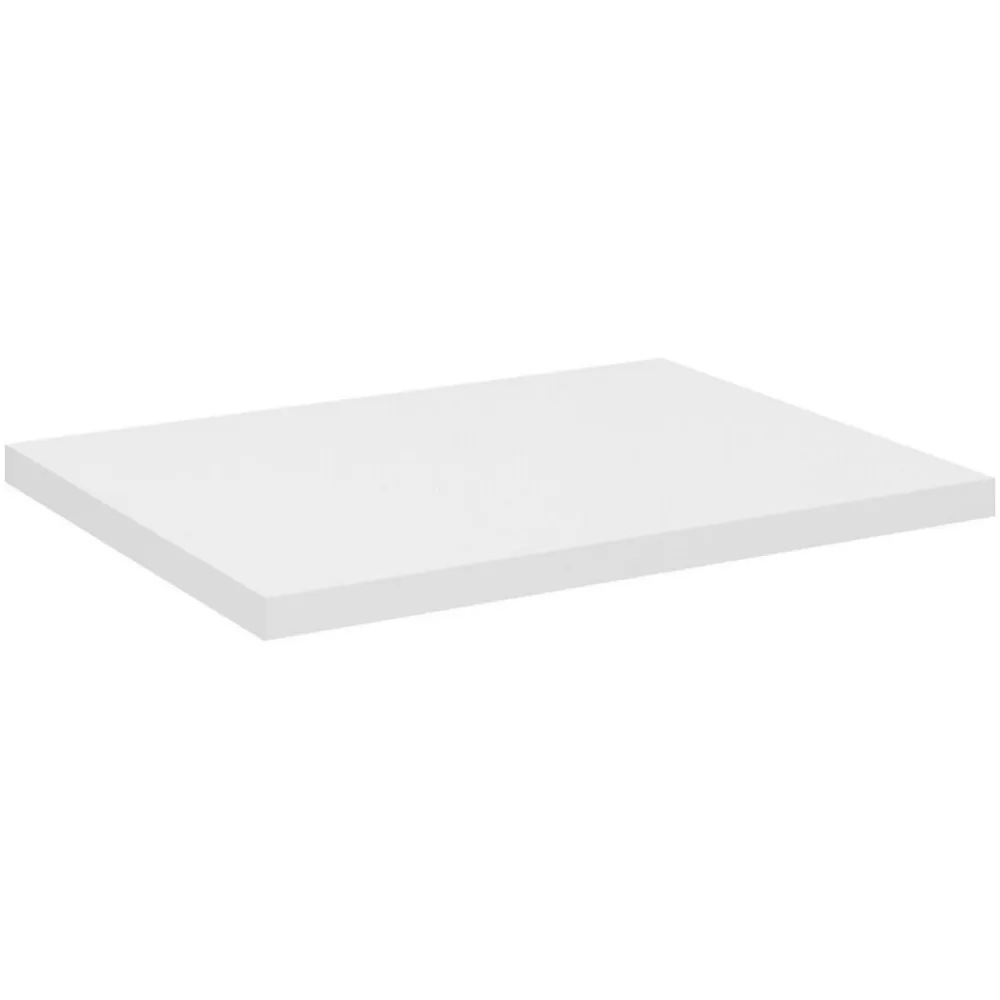 Plan Double Vasque|Meublorama Plan vasque VANO Blanc alpin L50 x P40 x H2 cm Elégance compacte à poser