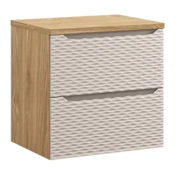 Plan Double Vasque|Meublorama Plan vasque YOKA Finition chene clair, 60 cm