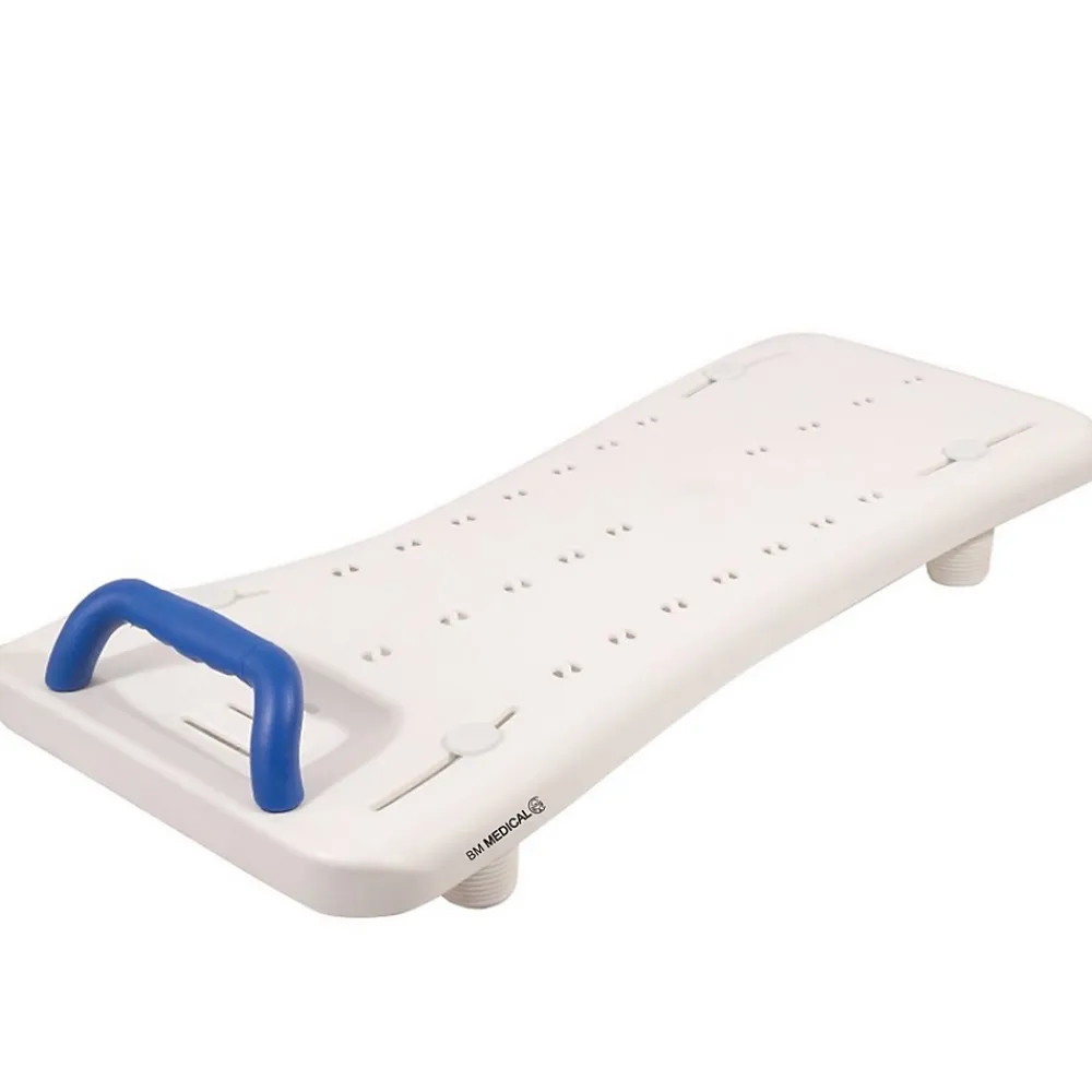 Bm Medical Planche de bain Bm Médical PB-10-B - réglable en largeur avec poignée intégrée, aide à se baigner en toute autonomie
