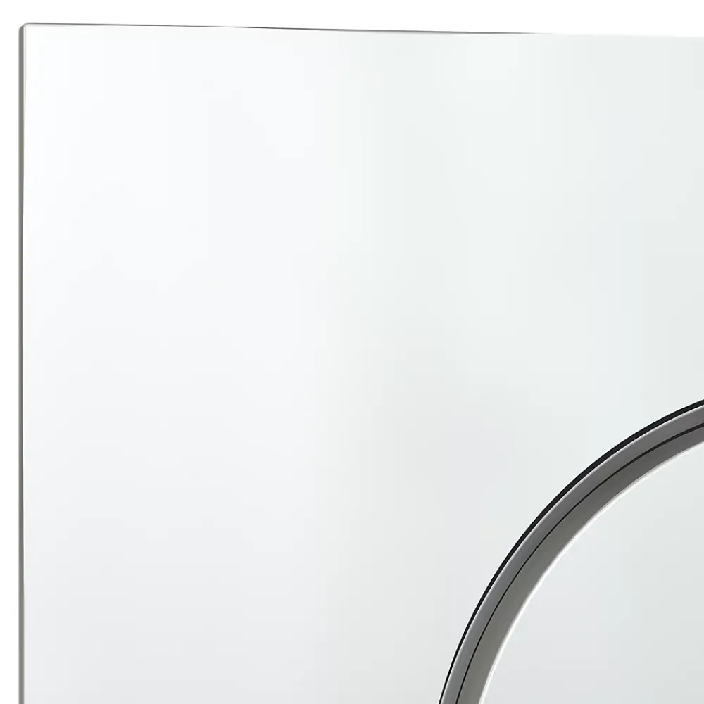 GoodHome Plaque de déclenchement WC double touche chromée