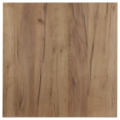 KOLM Plateau laminé chêne craft 68 x 68 cm pour bureau, table, table basse