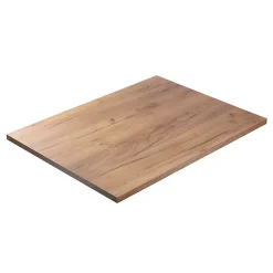 KOLM Plateau laminé chêne craft 160 x 80 cm pour bureau, table, table basse