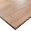 KOLM Plateau laminé chêne craft 120 x 60 cm pour bureau, table, table basse