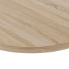 Plan De Travail Buanderie|KOLM Plateau laminé chêne sonoma rond, diamètre 50 cm, pour bureau, table, table basse