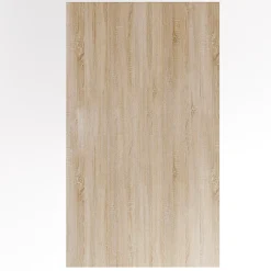 Plan De Travail Buanderie|KOLM Plateau laminé chêne sonoma 160 x 80 cm pour bureau, table, table basse