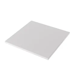 KOLM Plateau laminé gris 68 x 68 cm pour bureau, table, table basse