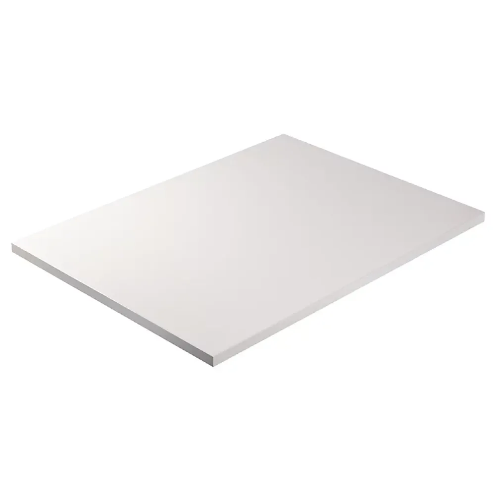 Plan De Travail Buanderie|KOLM Plateau laminé gris 138 x 80 cm pour bureau, table, table basse