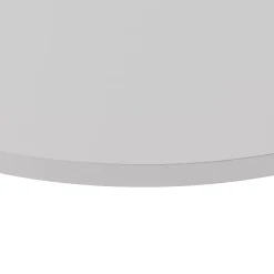 Plan De Travail Buanderie|KOLM Plateau laminé gris rond, diamètre 90 cm, pour bureau, table, table basse
