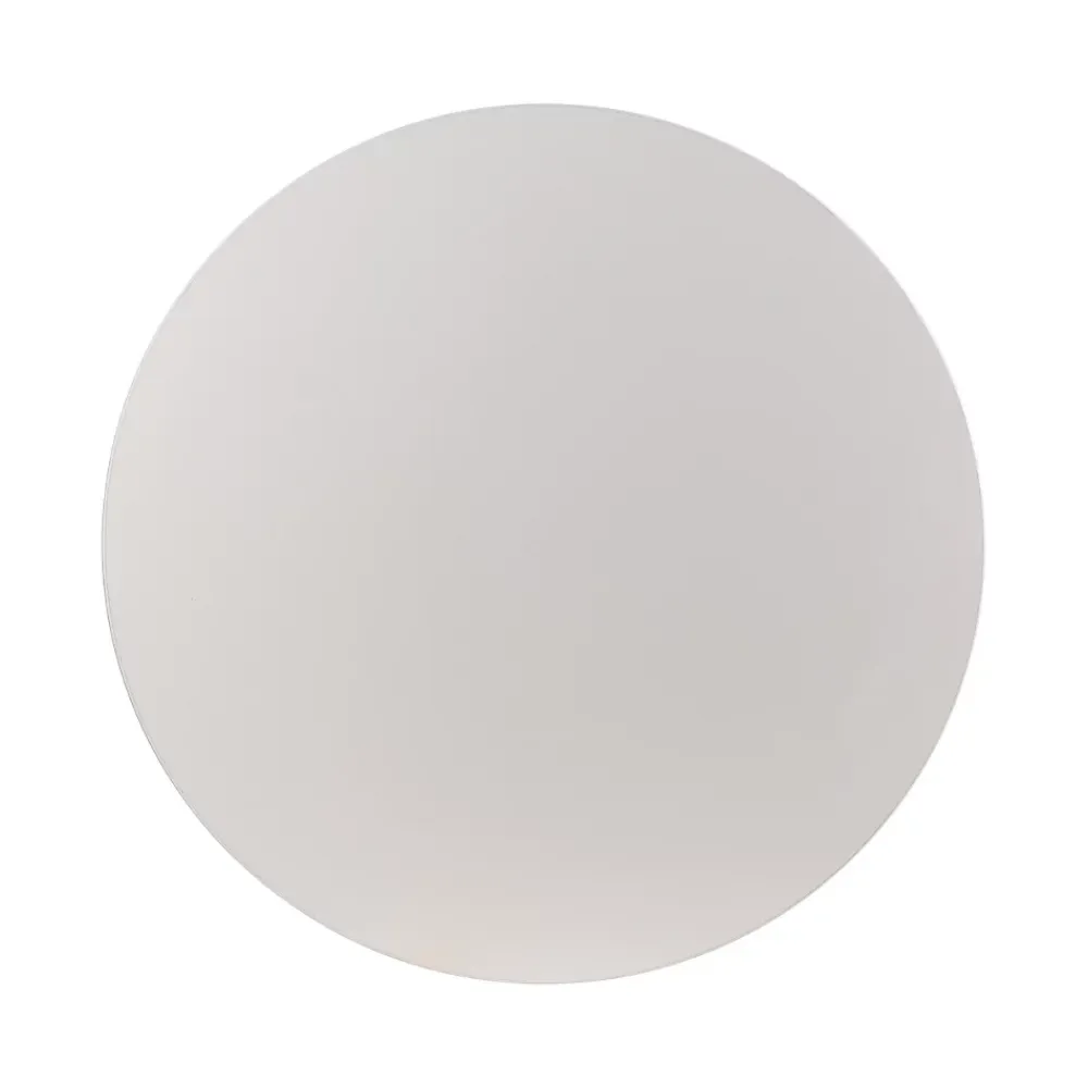 Plan De Travail Buanderie|KOLM Plateau laminé gris rond, diamètre 50 cm, pour bureau, table, table basse